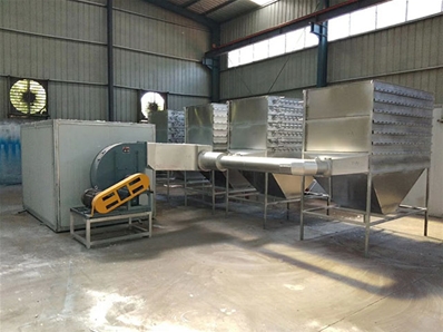 一拖四多層翻板式烘干機